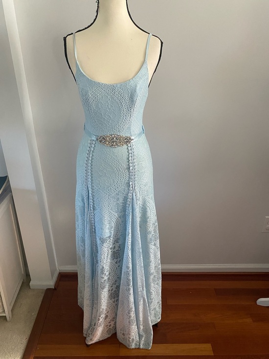 Hello Molly Dresses & Skirts - Hello molly light blue lace size 2 maxi dress